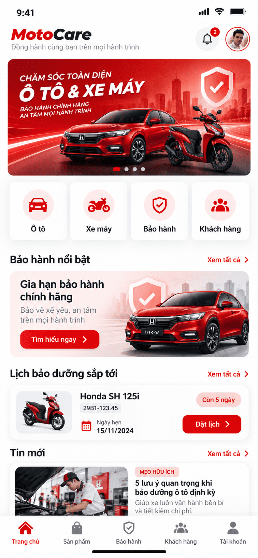 App ô tô / Xe máy
